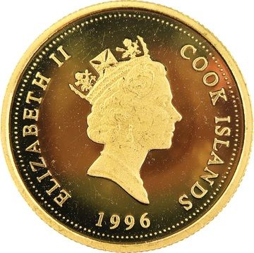 1996 50 Dollars – Elizabeth II (Year of the Mouse)