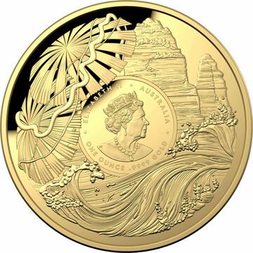 2022 100 Dollars – Elizabeth II (6th Portrait – Daintree Rainforest; Domed)