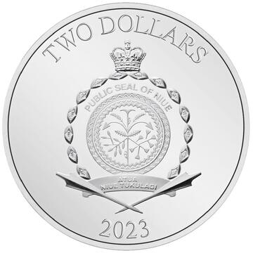 2023 2 Dollars – Charles III (Frozen)