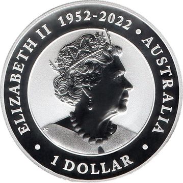 1 Dollar – Elizabeth II (6th Portrait; In the name of – Emu – Coloured)