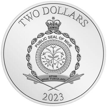2023 2 Dollars – Charles III (The Marvels)
