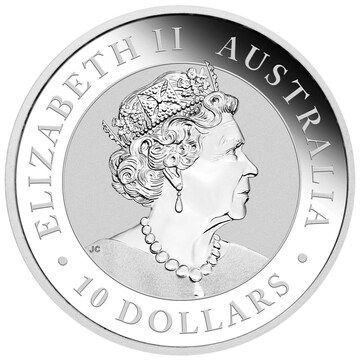 10 Dollars – Elizabeth II (6th Portrait; Posthumous – Australian Kookaburra)