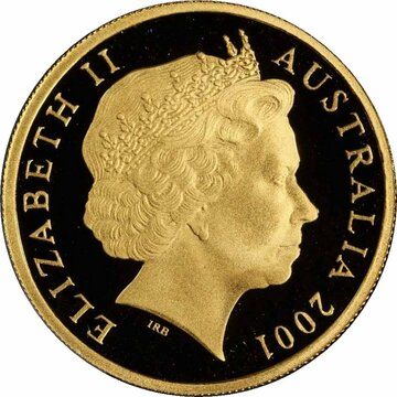 2001-2019 10 Cents – Elizabeth II (4th Portrait – Lyrebird; Gold Proof)