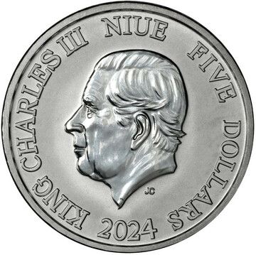 2024 5 Dollars – Charles III (Hawksbill Turtle)