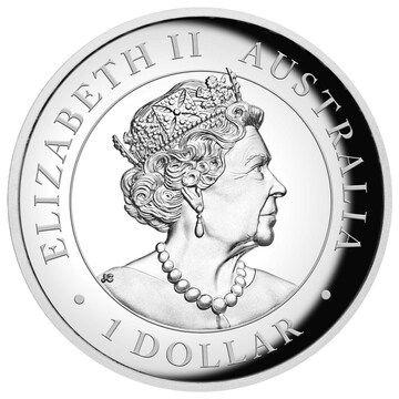 1 Dollar – Elizabeth II (6th Portrait – Australian Wedge-Tailed Eagle – High Relief Coin)