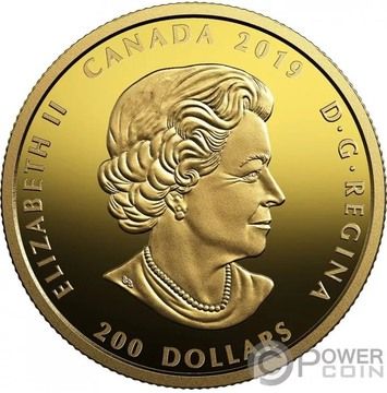 2019 200 Dollars – Elizabeth II (Forevermark Black Label Square)