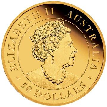 2021 50 Dollars – Elizabeth II (6th Portrait – Hand of Faith)