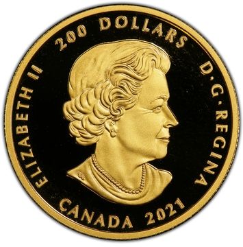 2021 200 Dollars – Elizabeth II (Louis XIV 30 Deniers)