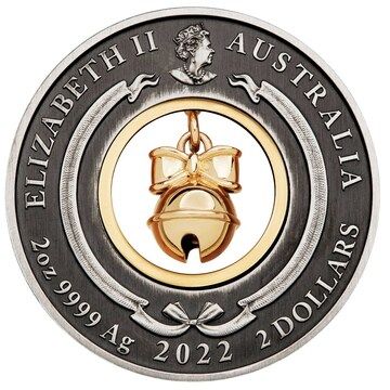 2 Dollars – Elizabeth II (6th Portrait – Jingle Bell)