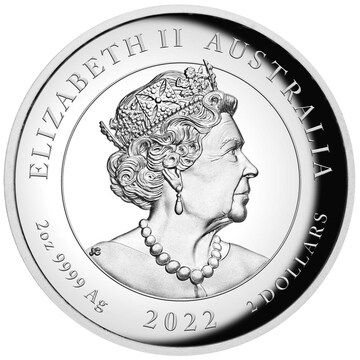 2 Dollars – Elizabeth II (6th Portrait – Chinese Myths and Legends; Phoenix)