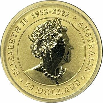 2023 50 Dollars – Elizabeth II (6th Portrait; In the name of – Kangaroo – Gold Bullion)