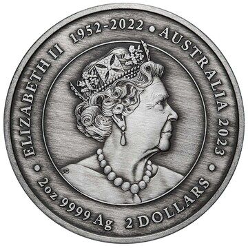 2 Dollars – Elizabeth II (6th Portrait; In the name of – Kangaroo Yongka)