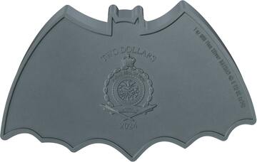 2024 2 Dollars – Charles III (1966 Batman Logo)