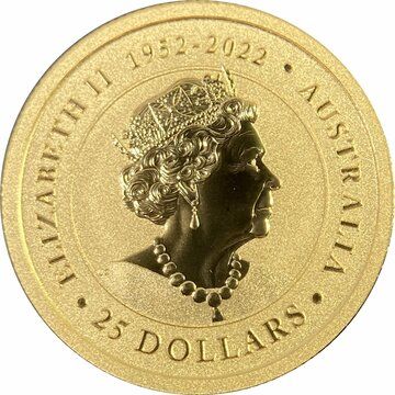 2023 25 Dollars – Elizabeth II (6th Portrait; In the name of – Humpback Whale; Gold Bullion)