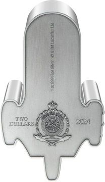 2024 2 Dollars – Charles III (X-34 Landspeeder)
