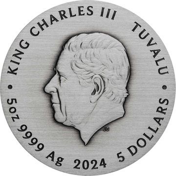 5 Dollars – Charles III (Starry Sky and Planets)