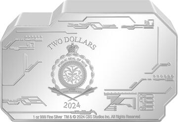 2024 2 Dollars – Charles III (USS Enterprise NCC-1701)