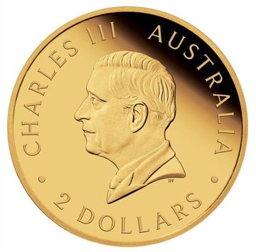 2024 2 Dollars – Charles III (Mini Roo – Gold Bullion Coin)