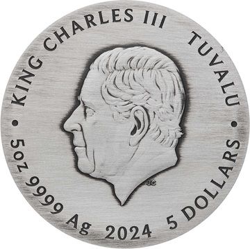 5 Dollars – Charles III (Dragon and the Five Elements)