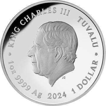 1 Dollar – Charles III (Electric Sky)