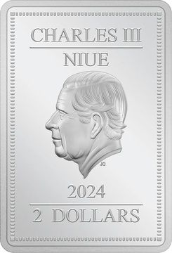 2024 2 Dollars – Charles III (Patronus: Ron Weasley)