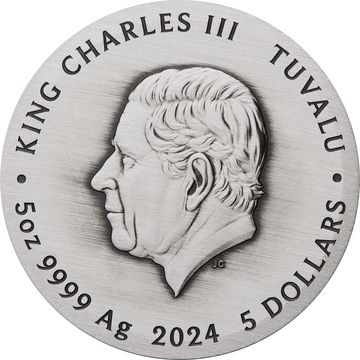 5 Dollars – Charles III (Dragon and Phoenix)