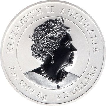 2 Dollars – Elizabeth II (6th Portrait – Year of the Mouse – Coloured Silver Bullion)