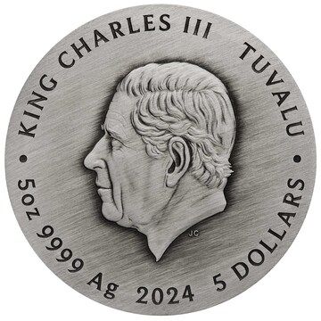 5 Dollars – Charles III (Five Auspicious Creatures)