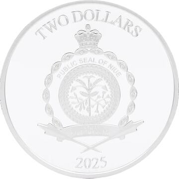 2025 2 Dollars – Charles III (Year of the Snake)