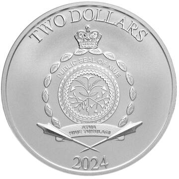2024 2 Dollars – Charles III (Grogu)