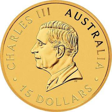 2024 15 Dollars – Charles III (1st Portrait – Australian Koala – Gold Bullion Coin)