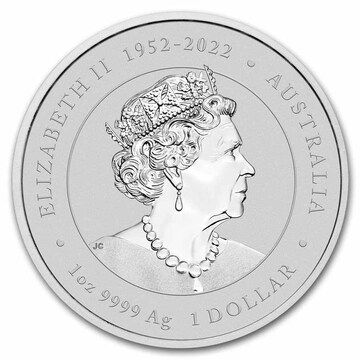 1 Dollar – Elizabeth II (6th Portrait; In the name of – Year of the Teal Dragon)