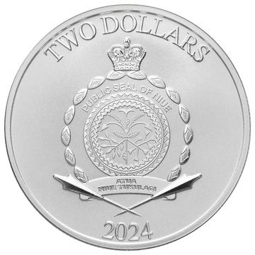 2024 2 Dollars – Charles III (Spider-Man vs. Green Goblin)