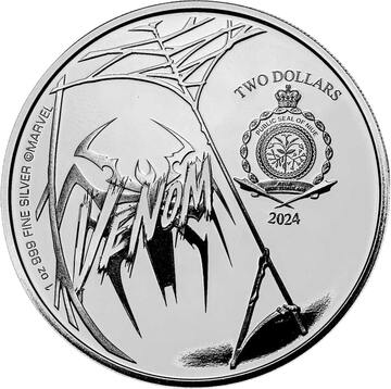 2024 2 Dollars – Charles III (Spider-Man and Venom)