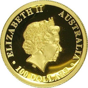 2014 100 Dollars – Elizabeth II (4th Portrait – Koala – Gold Bullion Coin)