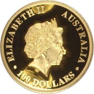 2015 100 Dollars – Elizabeth II (4th Portrait – Koala – Gold Bullion Coin)