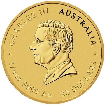 2025 25 Dollars – Charles III (1st Portrait – Year of the Snake – Gold Bullion Coin)
