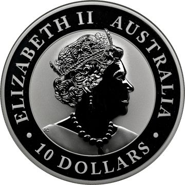 10 Dollars – Elizabeth II (6th Portrait – Australian Kookaburra)