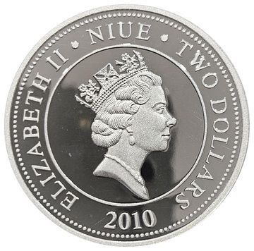 2010 2 Dollars – Elizabeth II (Year of the Tiger)