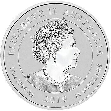 10 Dollars – Elizabeth II (4th Portrait – Silver Dragon & Phoenix)