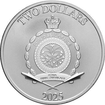 2025 2 Dollars – Charles III (Luke Skywalker)