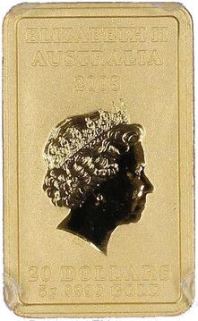 2008-2009 20 Dollars – Elizabeth II (4th Portrait – Turtle Dreaming)