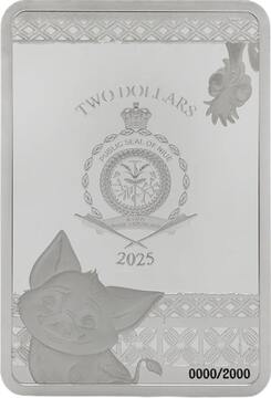 2025 2 Dollars – Charles III (Moana)