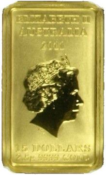 2011 15 Dollars – Elizabeth II (4th Portrait – Platypus Dreaming – Gold Bullion Coin)
