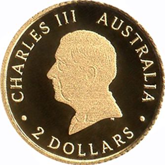 2025 2 Dollars – Charles III (Mini Roo – Gold Bullion Coin)
