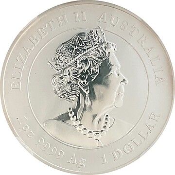 1 Dollar – Elizabeth II (6th Portrait – Year of the Ox – Coloured)