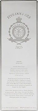 2025 5 Dollars – Charles III (The Last Jedi)