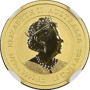 2021 15 Dollars – Elizabeth II (6th Portrait – Year of the Ox)