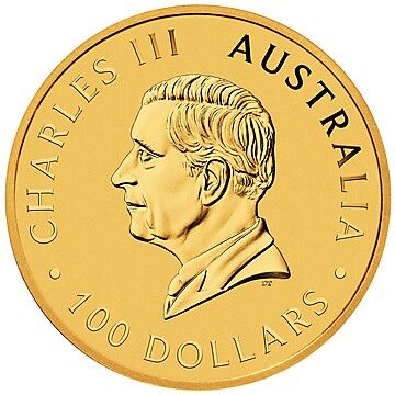 2024 100 Dollars – Charles III (1st Portrait – Australian Emu – Gold Bullion)