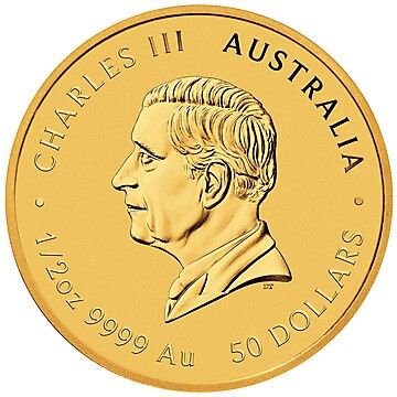 2025 50 Dollars – Charles III (1st Portrait – Year of the Snake – Gold Bullion Coin)